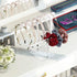 Acrylic Headband Holder, Clear Scrunchie Holder Organizer, Hair Accessories Display Stand for Women and Girls