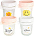 Melanaille 2 Pack Spoons,16 oz Overnight Oats Containers with Lids and Glass Mason Overnight Oats Jars,Reusable