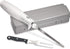 Hamilton Beach Electric Knife Set for Carving Meats, Poultry, Bread, 5Ft Cord, White, Storage Case + Fork Included
