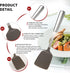 Stainless Steel Cooking Utensils Set, 4-piece Kitchen Utensil Set with Non-Stick and Heat Resistant Features