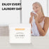 Dryer Sheet Holder with Hinged Lid for Laundry Room Organization, Metal Container for Laundry Room Decor (Cream)