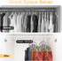 Legging Organizer for Closet, Metal Yoga Pants Hanger with Rubber Coated, 2 Pack with 10 Clips, Grey