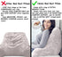 Homie Reading Pillow with Wrist Support, Has Arm Rests, and Back Support for Bed Rest, Lounging, Reading, Working on