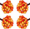 Lystaii 200pcs Artificial Holly Berries Mini 10 mm Christmas Fake Berries with Wire
