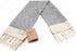 SMYRNA TURKISH COTTON Vintage Series Hand Towels, 16x40 inch, Set of 2, Gray