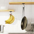 Counter, 1 Pack bussdis Banana Hook Under Cabinet - Adhesive Banana Hanger Under Metal Banana Holder Stand for Hanging