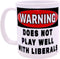 Rogue River Tactical Funny Coffee Mug Warning Does Not Play Well With Liberals, Great Gift Idea for Republicans