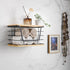 Counter ALOCEO Large Wire Basket for Kitchen Pantry, Stainless Steel Kitchen Organizer for Potato Onion, Trash Bag