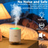 Besky Mini Portable Cool Mist Humidifier, 2 Modes with 7 Color Light for Baby Bedroom