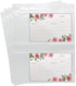 20 Pack Clear Recipe Card Page Protectors, 4" x 6", 2 Pockets Per Page, Holds 4 Cards, Perfect for Organizing Recipes