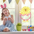 17" LAMPHOME Lighted Hatching Baby Chick in Egg Easter Window Silhouette