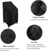 (2 Pack 25.5"L 25.5"W 47"H, WOMACO Stackable Patio Chair Cover Waterproof Outdoor Stacking High Back Chair Cover Water
