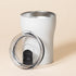 Seriously Ice Cold SIC 12oz Insulated Travel Tumbler Mug, Ice White, Premium Double Wall Stainless Steel, Leak Proof