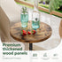 Simple Trending Small Side Table, Round Drink Table, Sofa End Table for Living Room, Coffee Tables for Bedroom, Rustic