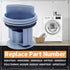 647920 Washer Drain Pump Filter Compatible with Bosch Washing Machine, Replacement for Thermador Gaggenau