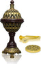 AM Lux Globe Incense Burner, Bakhoor Cone Holders for Office & Spiritual D cor (Bronze)