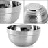 ZENFUN 6 Pack 304(18/8) Stainless Steel Bowls, 5 Inch Snack Bowls, 17 Oz Soup Bowls for Rice, Fruit, Ice Cream