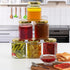 6 oz 30 Pack BIGIVACA Mini Honey Jars - Hexagon Glass Jars with Wood Dippers, Gold Lids, Bee Pendants, Jutes, Stickers