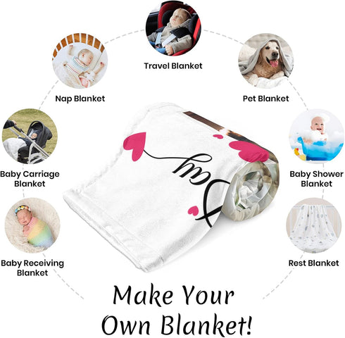 80"x60" Sublimation Blanket Thick Sublimation Throw Blanket Heat Press Make My Own Blanket White Blank Blanket Custom