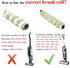 Smilyan Replacement Parts for Bissell CrossWave Pet Pro 2306A - 3 Pack Multi-Surface Brush Rolls and Filters