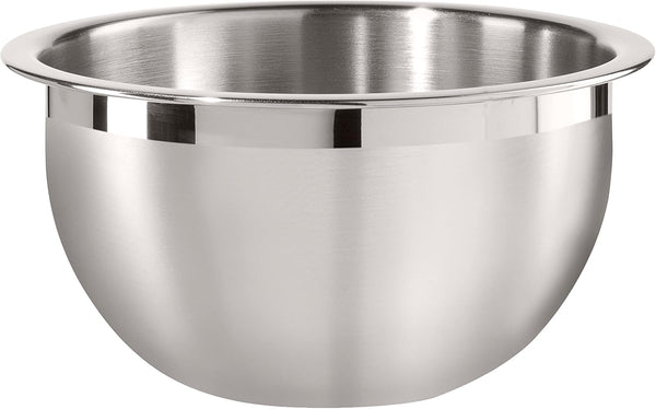 Oggi 3-Quart Two-Tone Stainless Steel Mixing Bowl for Mixing, Making Dough, Dressing Salads, Washing Vegetables