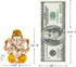 BangBangDa Indian Ganesh Idol Car Dashboard, Hindu Ganesha Statue for Yoga Zen Meditation Room Decor