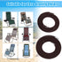 4 Ostlttyn Zero Gravity Chair Replacement Cord, Pcs Durable Bungee Elastic Laces Replacement Cords for Zero Gravity