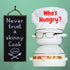 Popfizzy Funny Kitchen Wall Decor, Never Trust a Skinny Cook Sign, 5"x10", Skinny Chef Kitchen Decoration