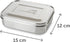 LunchBots Medium Uno Stainless Steel Sandwich Container - Eco-Friendly, Dishwasher Safe for Wraps, Salads, Small Meal