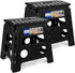 ACKO 2PACK Folding Step Stool - 13" Height Premium Heavy Duty Foldable