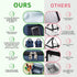24 Iknoe Large Cooler Bag Collapsible Can Insulated Bags Leakproof Lunch Cooler Tote with Multi-Pockets for Adult