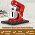 Kitchen Appliance Sliding Tray Coffee Maker Caddy with Rolling Wheels, Under Cabinet Countertop Storage Organizer for