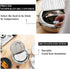 Yopay 304 Stainless Steel Deep Fryer Pot, Tempura Fryer with Thermometer and Lid, Japanese Style, 2.2L