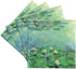3dRose CST_126641_3 Water Lilies No 2 by Claude Monet, 1914-1917, Set of 4 Ceramic Tile Coasters