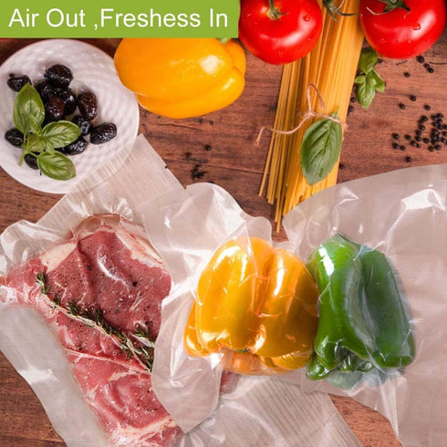 VacYaYa 200 Gallon Vacuum Sealer Bags - 11 x 16 Inch BPA Free Heavy Duty Pre-Cut Food Storage Bags for Sous Vide