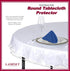 Heavy-Duty Deluxe Crystal Clear Vinyl Tablecloth Protector 70" Round LAMINET