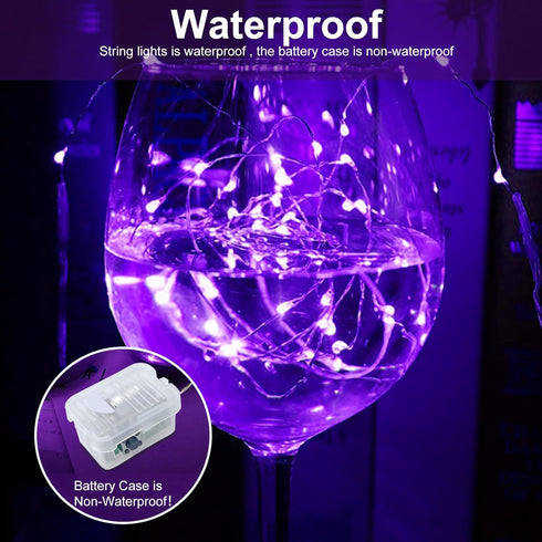 48 Pack 7 20 AIKEI LED Fairy Lights Battery Operated, Mini String Lights Waterproof Feet Led Firefly Starry Lamps