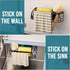 4-in-1 TAILI Sponge Holder for Kitchen Sink with Strong Suction Cup Removable, Rustproof Stainless Steel Sink Caddy