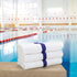 Pack 6 100% 22 44 Arkwright White Bath Gym Towel - of - Bulk Cotton Soft Quick Dry Sweat Absorbent Hotel Quality Towels