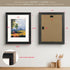 Golden State Art 11x14 Photo Frame with Mat for 8x10 Pictures, Real Glass, Silver-Beige with Black-Dark Brown Panel