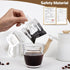 CARGEN Portable Coffee Filter Paper Bag, Disposable Hanging Ear Side Drip Coffee Filters Bag (50PCS)
