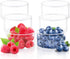 Borosil Set of 6 Small Glass Bowls, 6 Oz Clear Ramekin, Lightweight Katori Bowls for Kitchen, Heat Resistant
