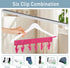 TamBee Travel Hangers, Foldable Portable Clothes Drying Hanger with 6 Clips, Pack of 3