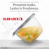 Glad GladWare Home Mini Round Food Storage Containers - Small Meal Container Holds up to 4 Ounces, 8 Count