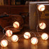 Bencailor Baseball LED String Lights Battery Operated Light up Mini Baseball Lights