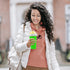 Slushie Maker Cup, Quick Frozen Smoothies Cup for Homemade Milk Shake and Ice Cream, Green