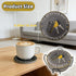EPWQLC Set 4 4 Inches Car Guy Ceramic Coasters of with Holder Absorbent Drink Coasters Home Table Coffee Kitchen Bar