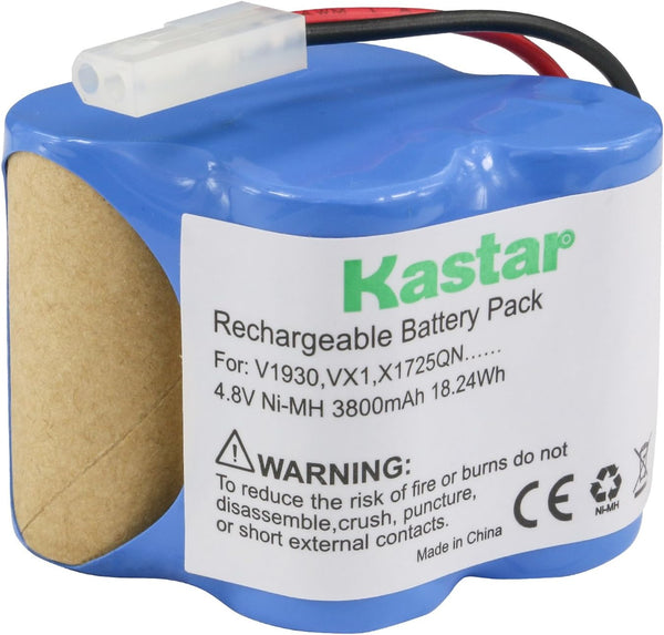 Kastar V1930 Battery, Ni-MH 4.8V 3800mAh, Replacement for Euro Pro Shark Cordless Vacuum Cleaner