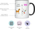 YouNique Designs 11 Ounces Running Coffee Mug, Unicorn Mug, Gifts for Women, Half Marathon Runners (Black Handle)