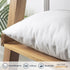 Phantoscope Premium Outdoor Pillow Inserts - Pack of 2 Square Water Resistant Polyester Throw Pillows, 16 X 16 inches